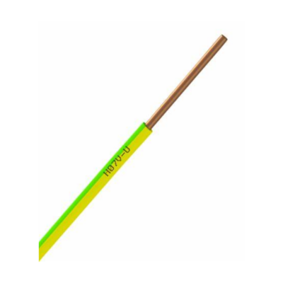 Cable rigide Th vert /j 1×2,5mm²