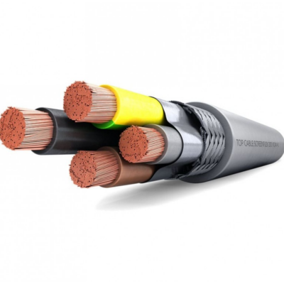 cable souple 4×2,5 mm² blindé